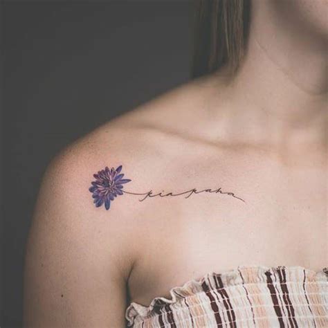 Beautiful Butterfly Collar Bone Tattoos for Women